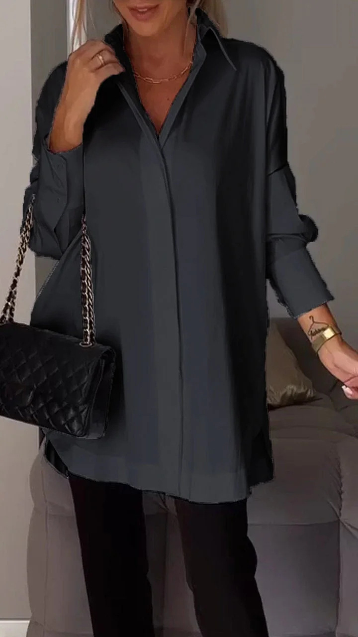 Martina | Stijlvol oversized casual overhemd