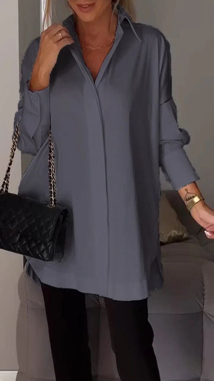 Martina | Stijlvol oversized casual overhemd