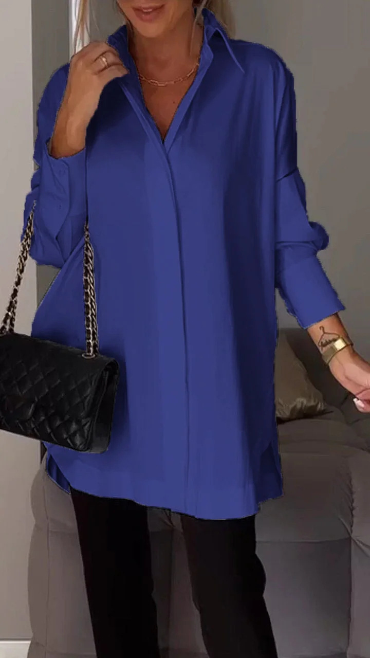 Martina | Stijlvol oversized casual overhemd