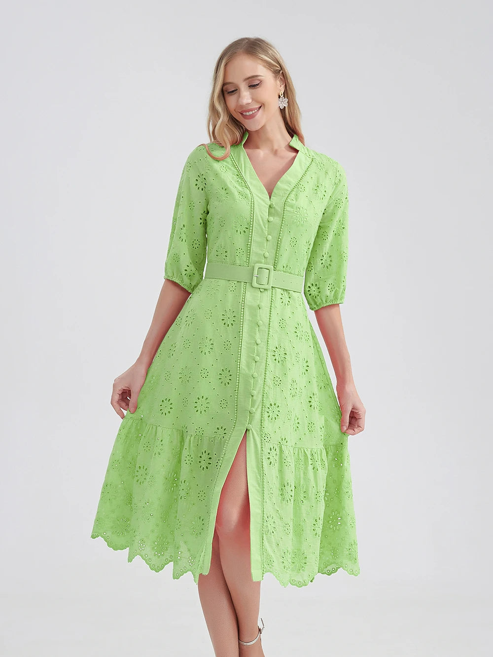 Sunny Dawn Summer Dress ClearSky