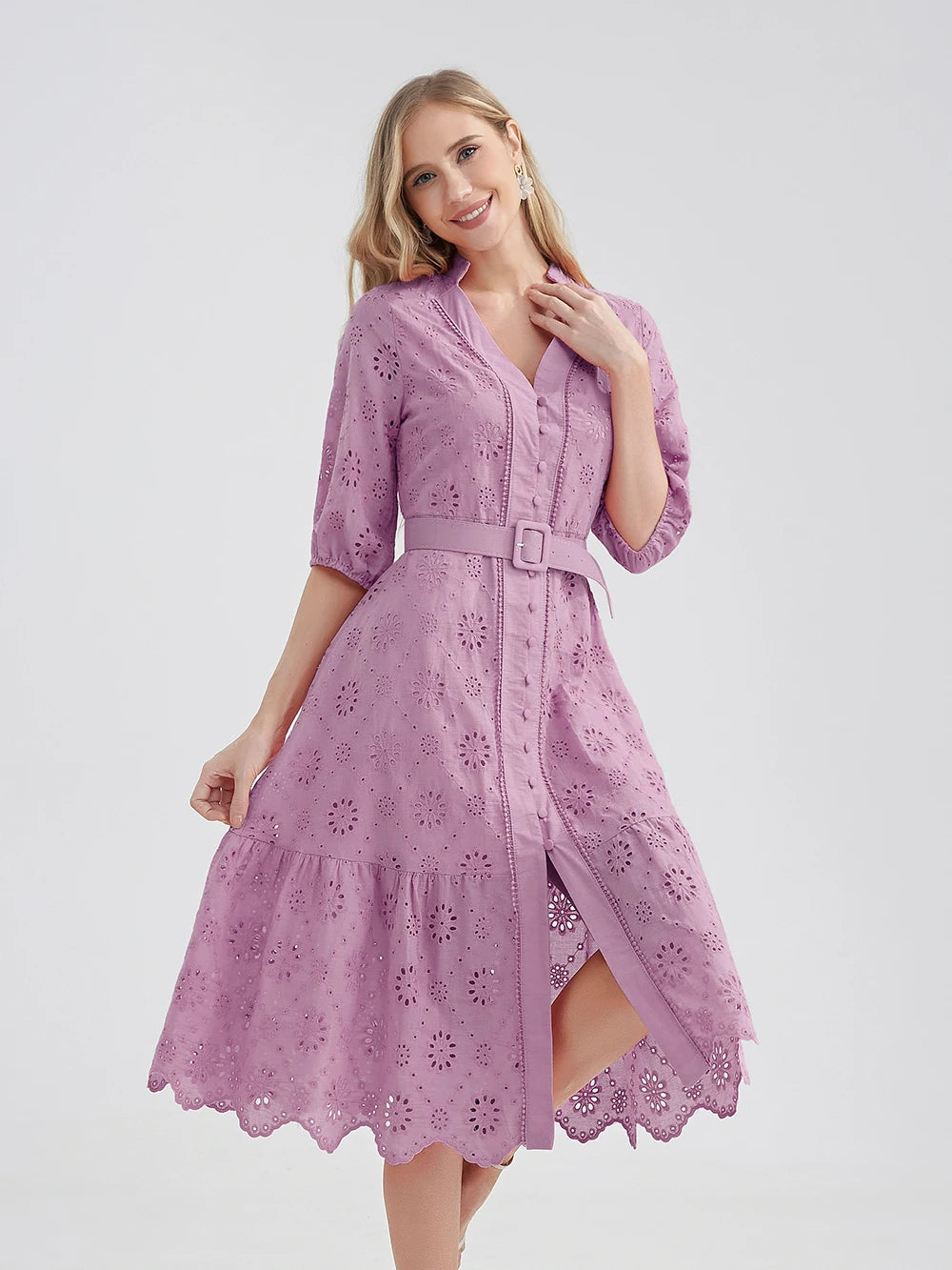 Sunny Dawn Summer Dress ClearSky
