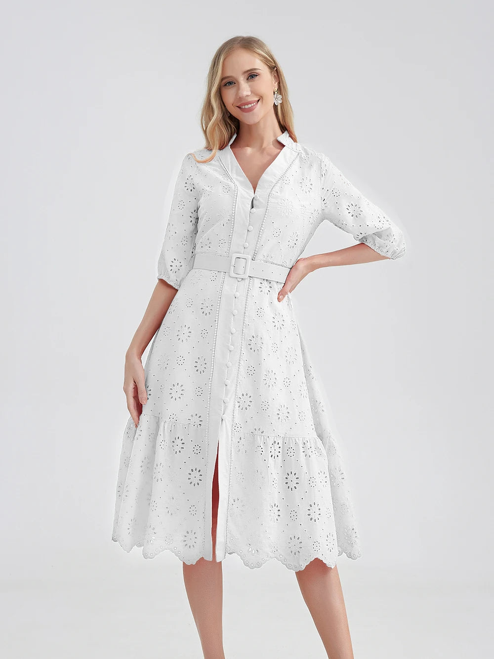 Sunny Dawn Summer Dress ClearSky