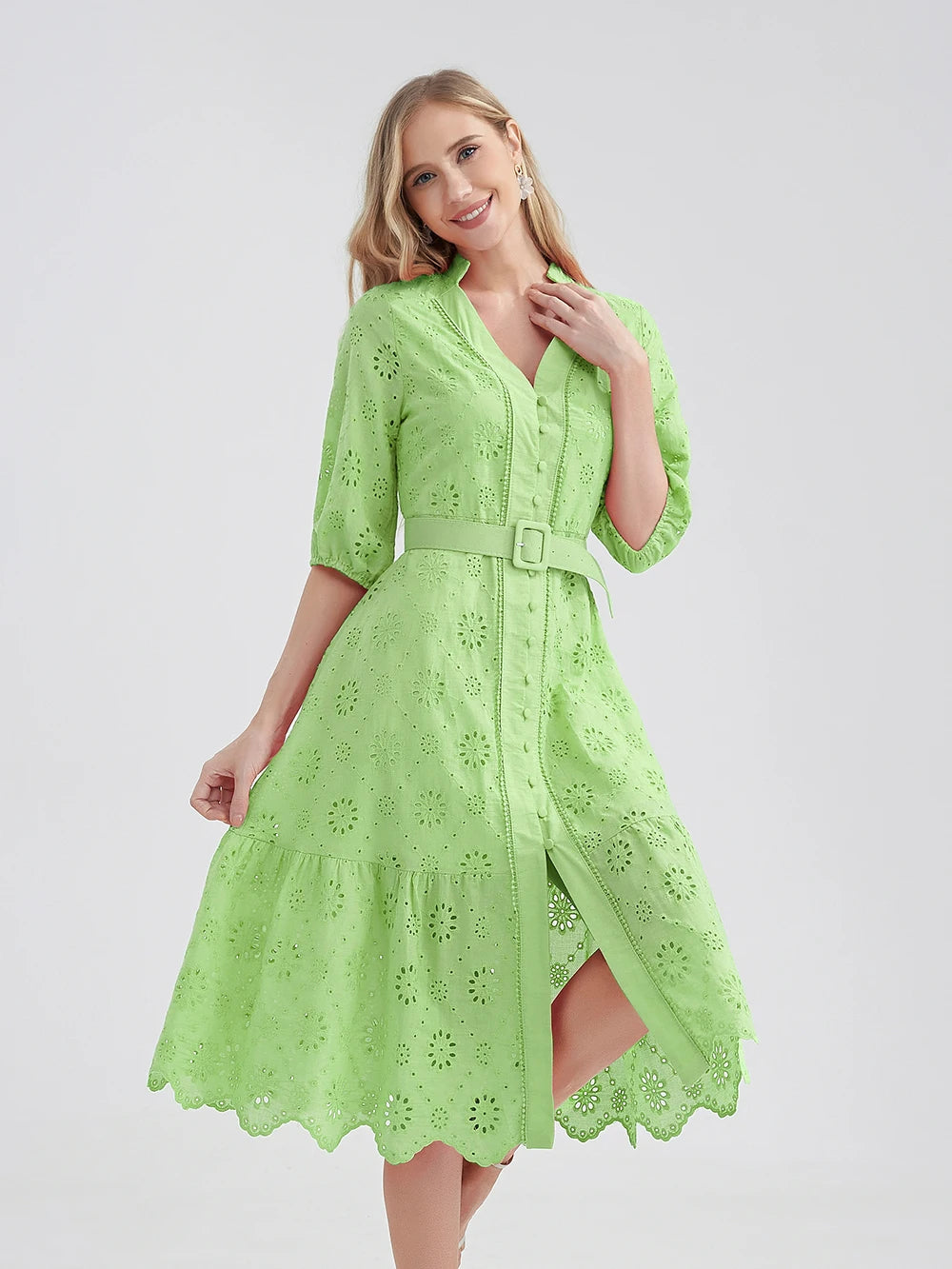 Sunny Dawn Summer Dress ClearSky