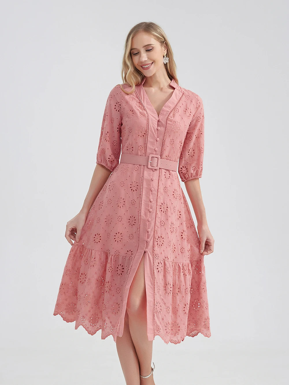 Sunny Dawn Summer Dress ClearSky