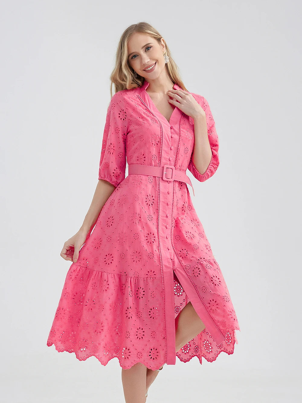 Sunny Dawn Summer Dress ClearSky