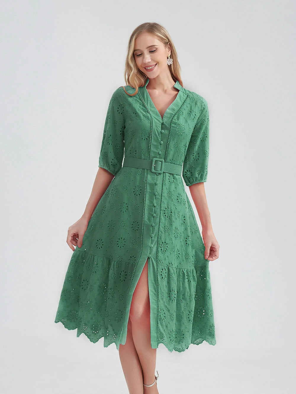 Sunny Dawn Summer Dress ClearSky