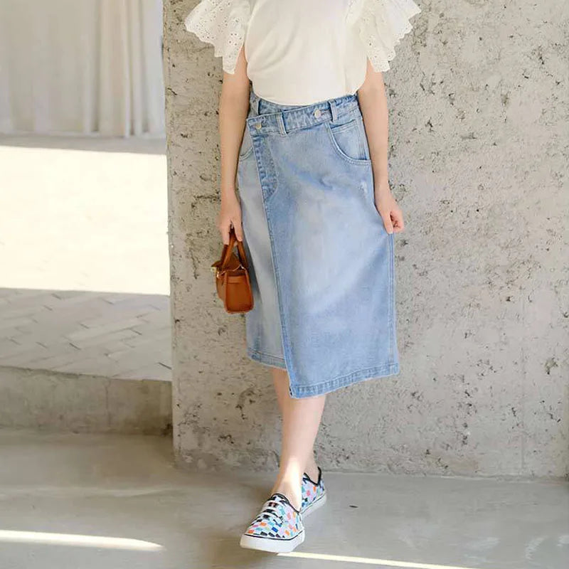 Sparkling Sun Girls Cowboy Half Skirt