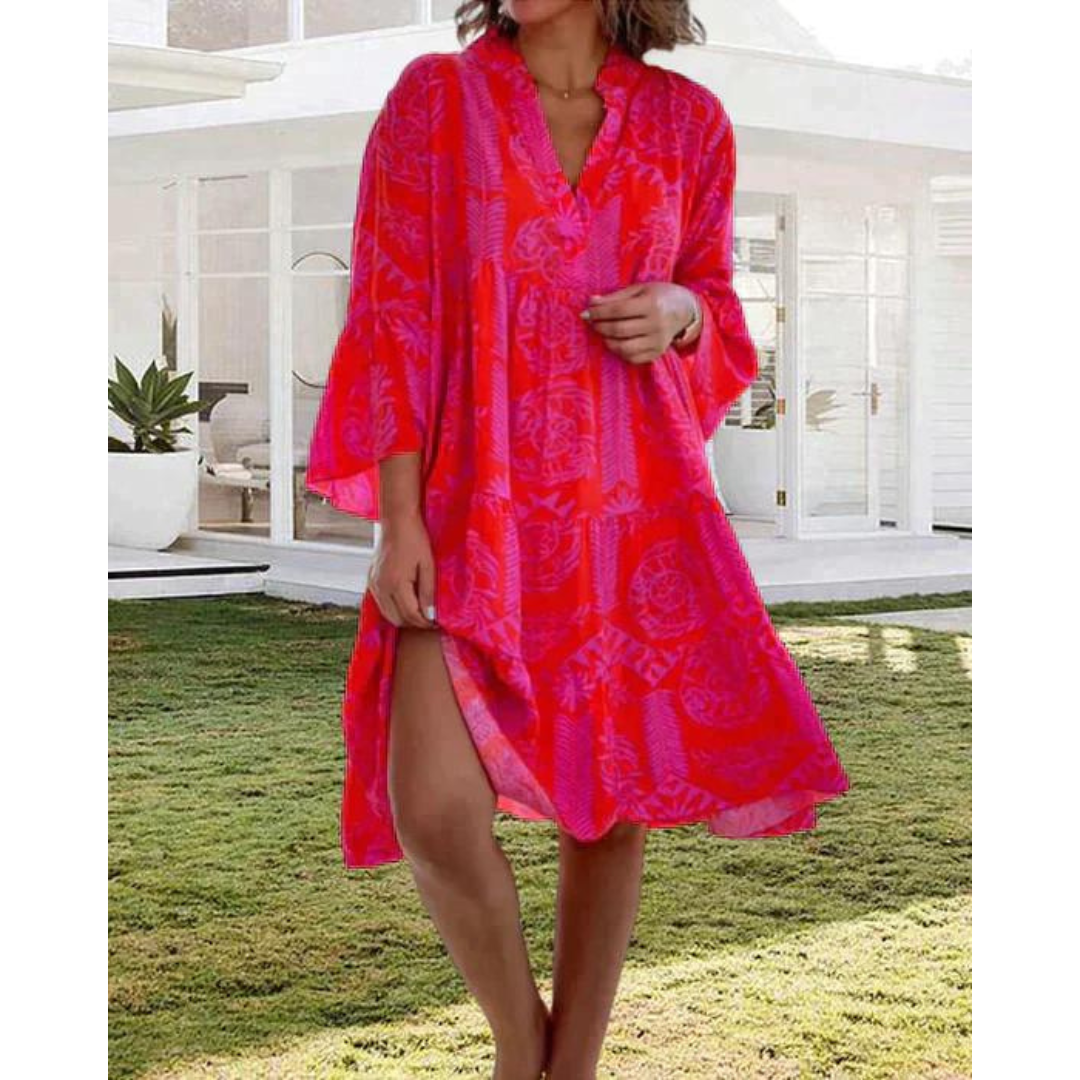 Boho Katoenen Jurk - Luna & Soleil