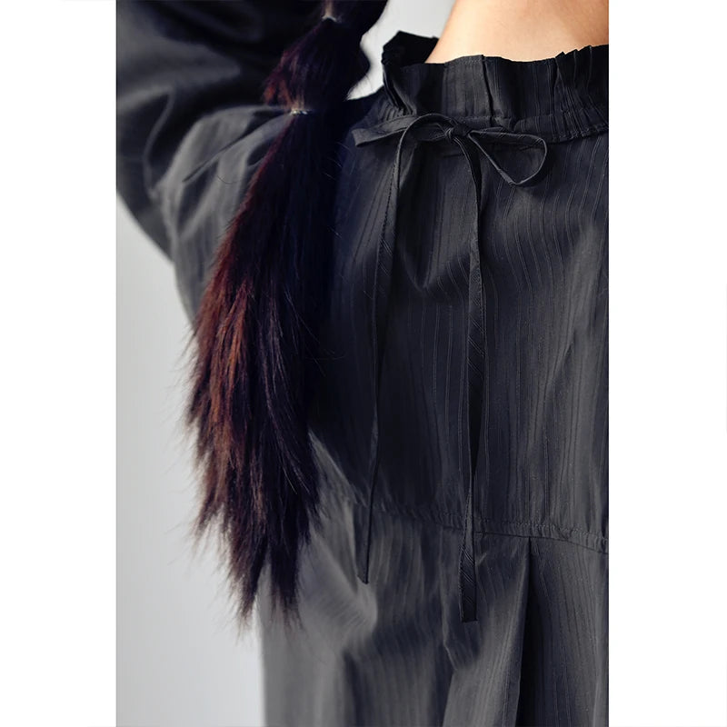 Elara C7070c Gestreifte Asymmetrische Bluse