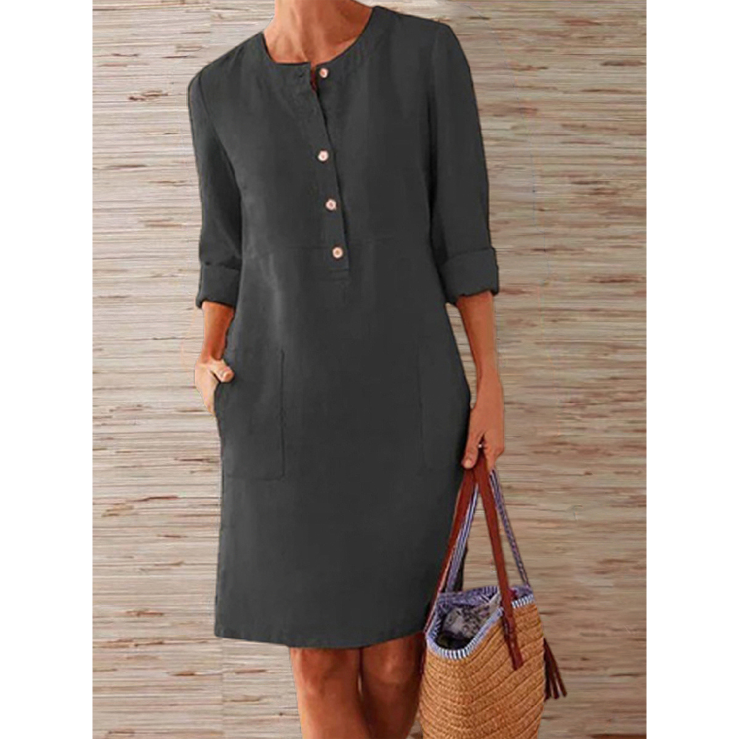Stilvolles Sommer Midi Kleid von LuxeDress