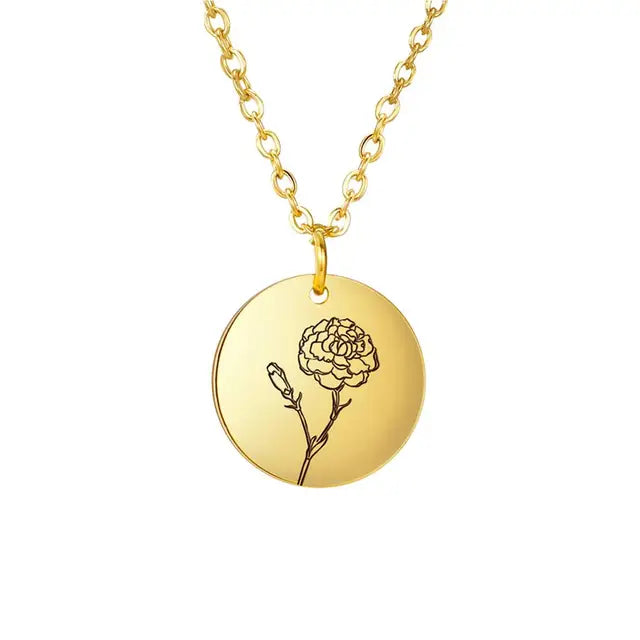 Mijn Vorm Maandelijkse Bloemen Ketting - Jouw Persoonlijke Bloemenreis!