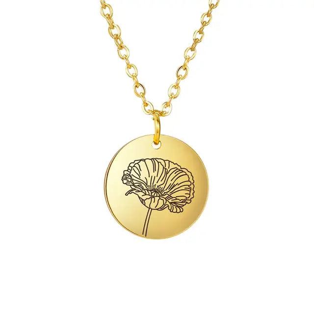 Mijn Vorm Maandelijkse Bloemen Ketting - Jouw Persoonlijke Bloemenreis!