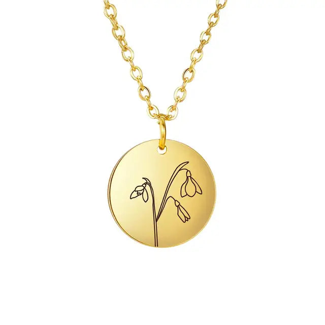 Mijn Vorm Maandelijkse Bloemen Ketting - Jouw Persoonlijke Bloemenreis!