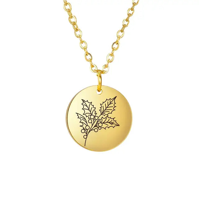 Mijn Vorm Maandelijkse Bloemen Ketting - Jouw Persoonlijke Bloemenreis!