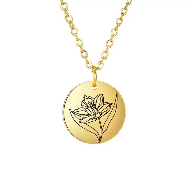 Mijn Vorm Maandelijkse Bloemen Ketting - Jouw Persoonlijke Bloemenreis!