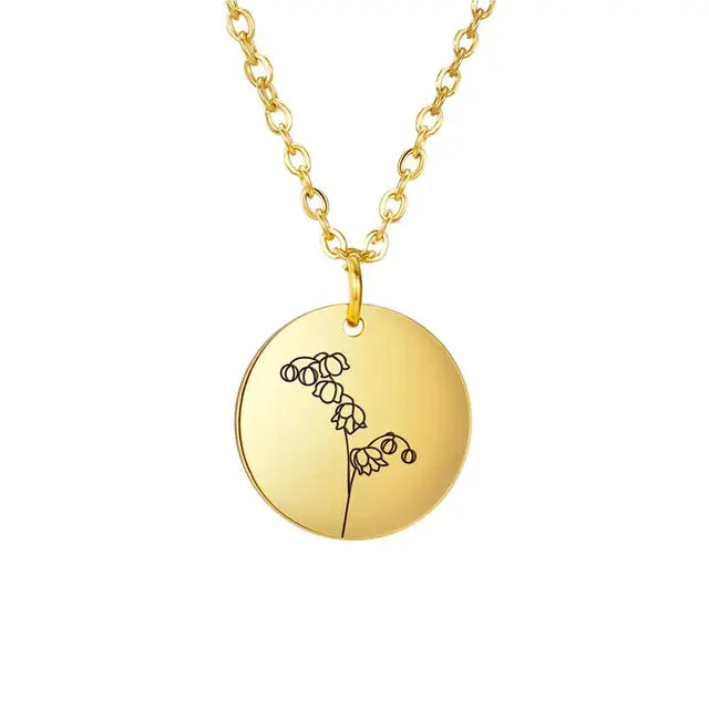 Mijn Vorm Maandelijkse Bloemen Ketting - Jouw Persoonlijke Bloemenreis!