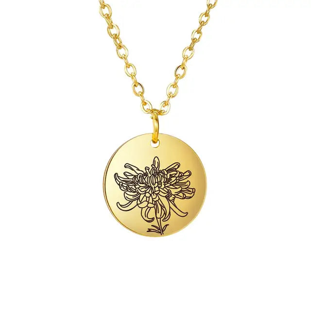 Mijn Vorm Maandelijkse Bloemen Ketting - Jouw Persoonlijke Bloemenreis!