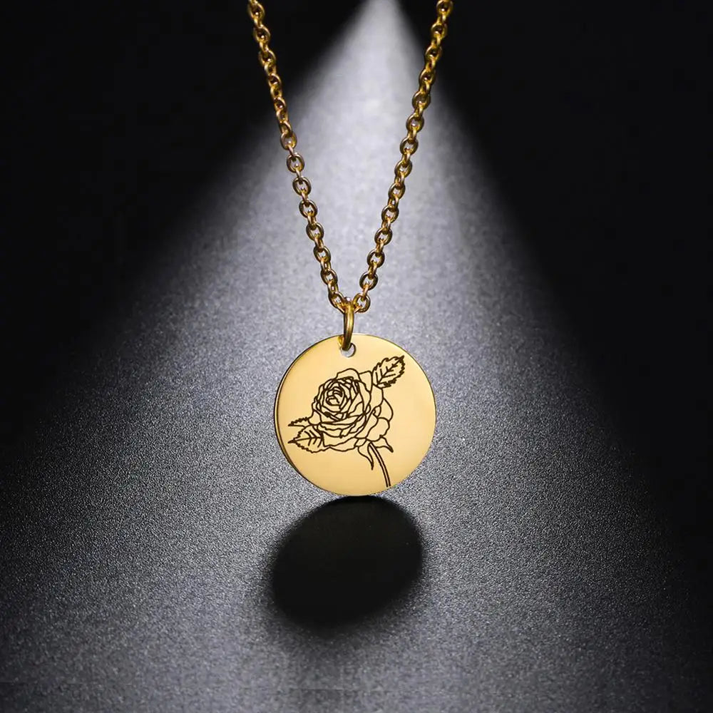Mijn Vorm Maandelijkse Bloemen Ketting - Jouw Persoonlijke Bloemenreis!