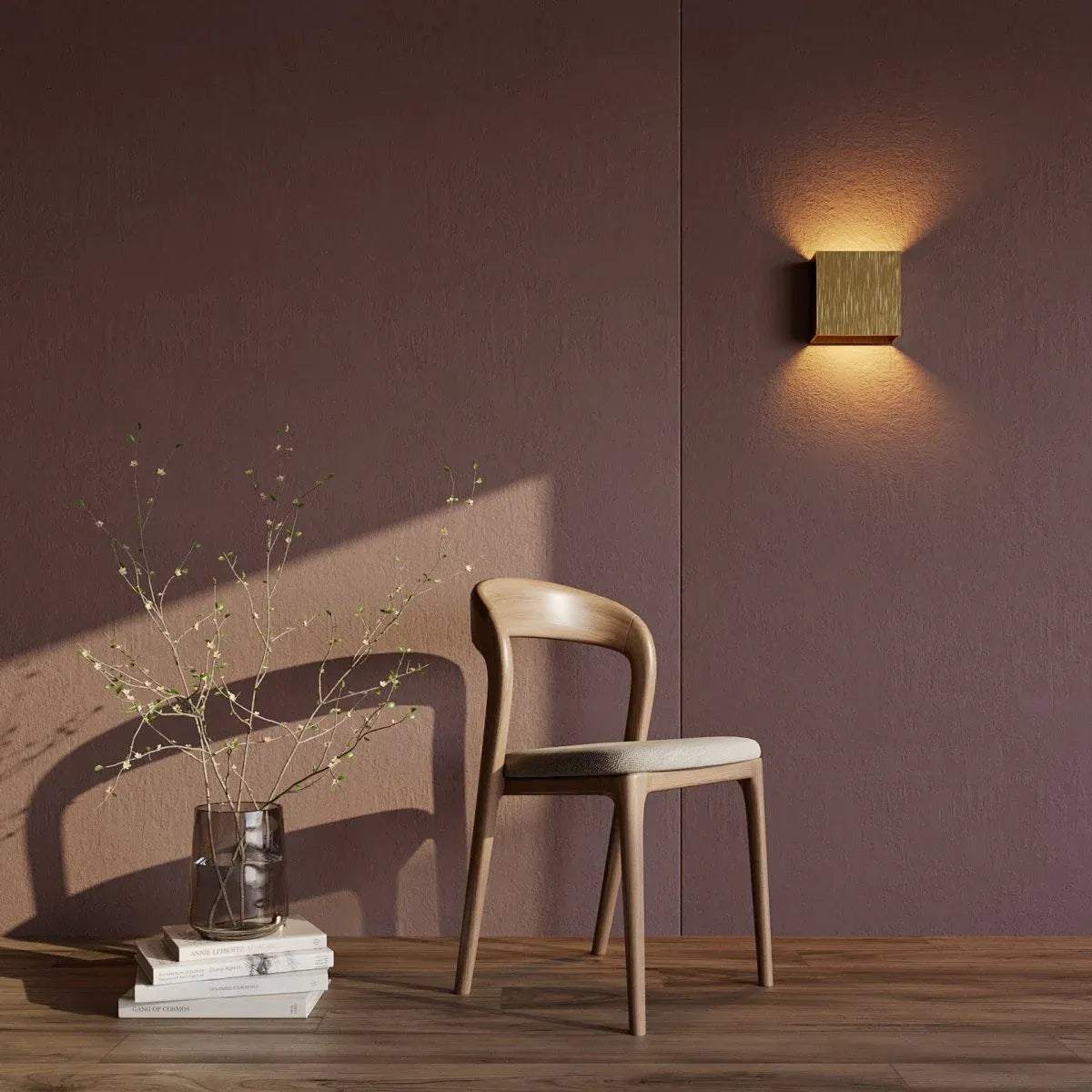 Minimalistische Wandlamp