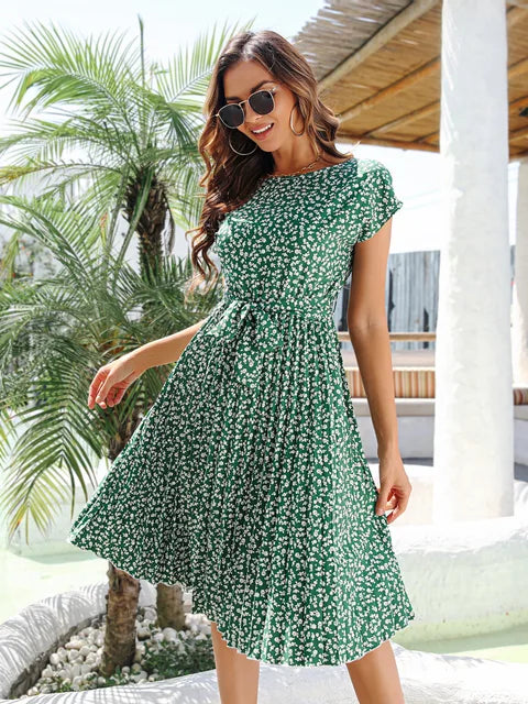 Aurora Chic Floral Dress for Spring and Summer