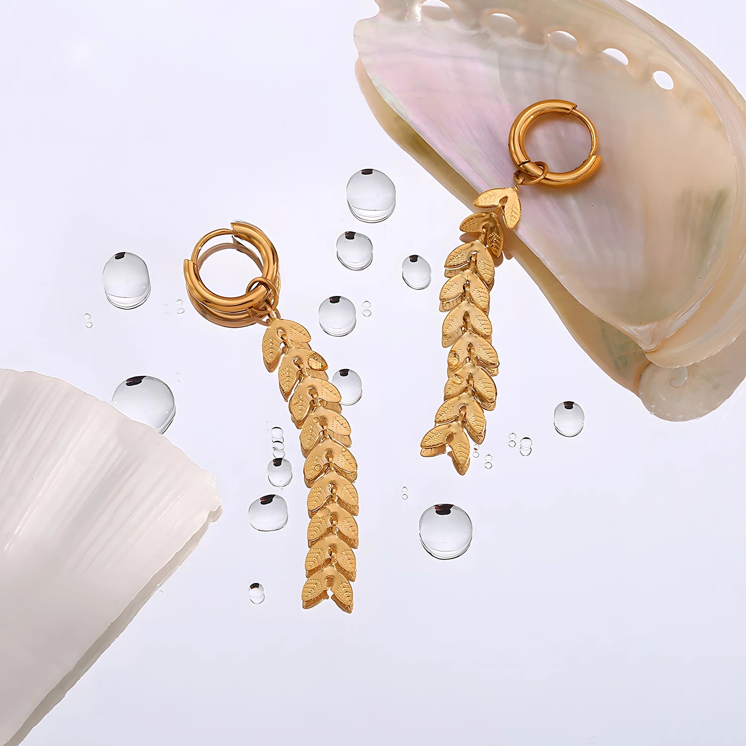 Isabella Fishtail Earrings from Luna Jewelry