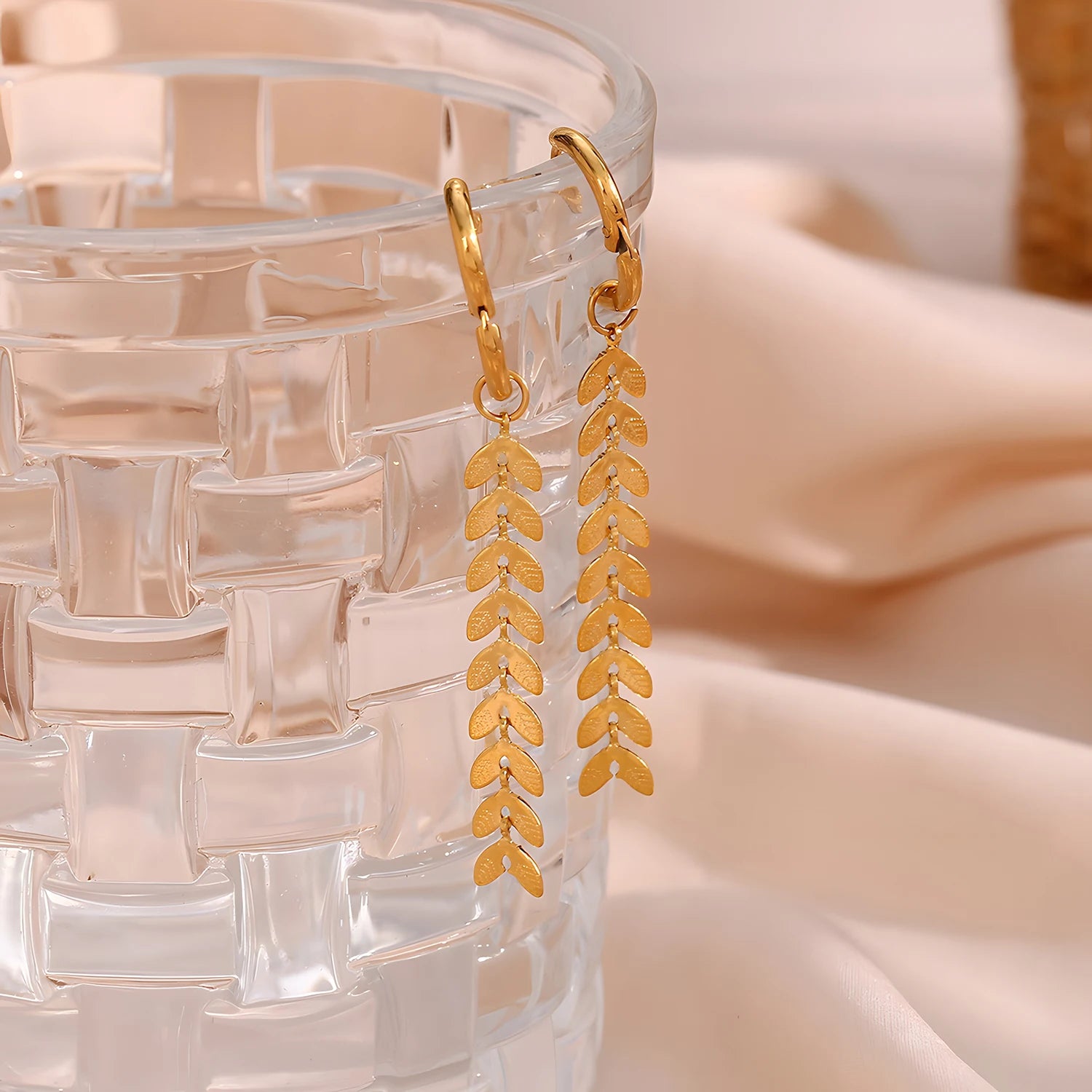 Isabella Fishtail Earrings from Luna Jewelry