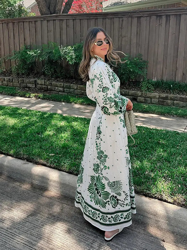 Elegante Lange Maxi Jurk van Vogue Elegance
