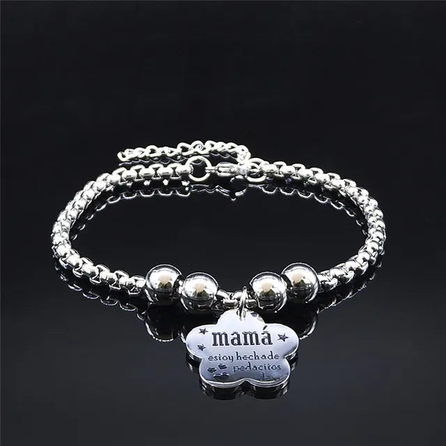 Mode Mama Roestvrij Staal Statement Armband