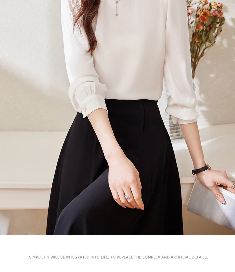 Stylish Business Women's Blouse for Spring and Summer