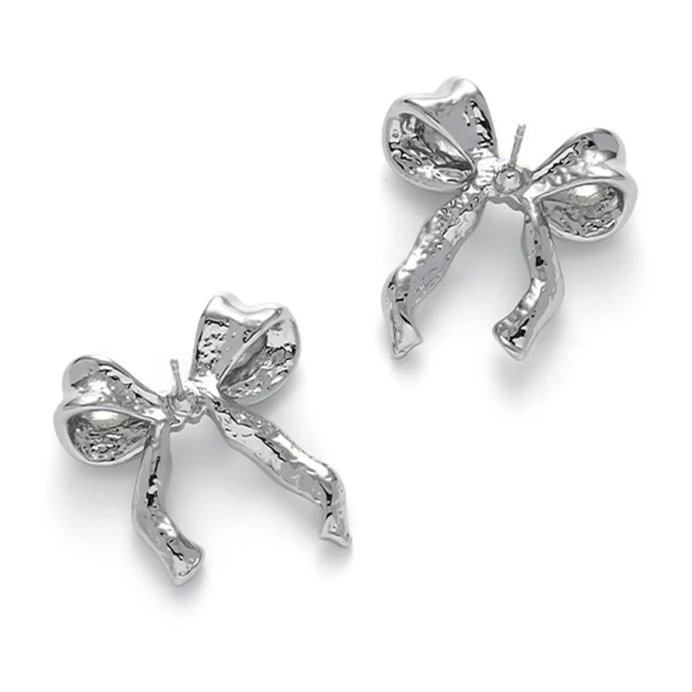 Shiny Beauty: Fashion Bow Earrings