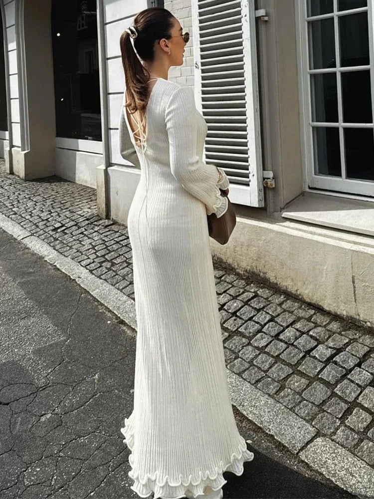 Zomerjurk met Uitlopende Mouwen  van ModeLuxe