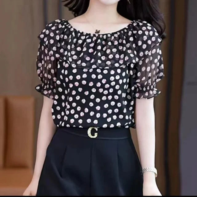 New Fashion Korean Fashion Chiffon Blouse