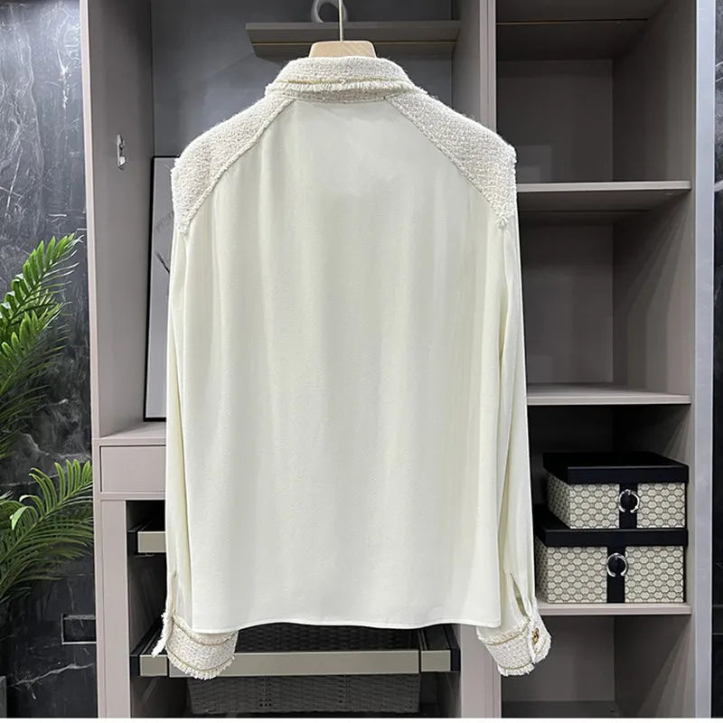ChicStyle Moda Camicetta Donna con Maniche Lunghe