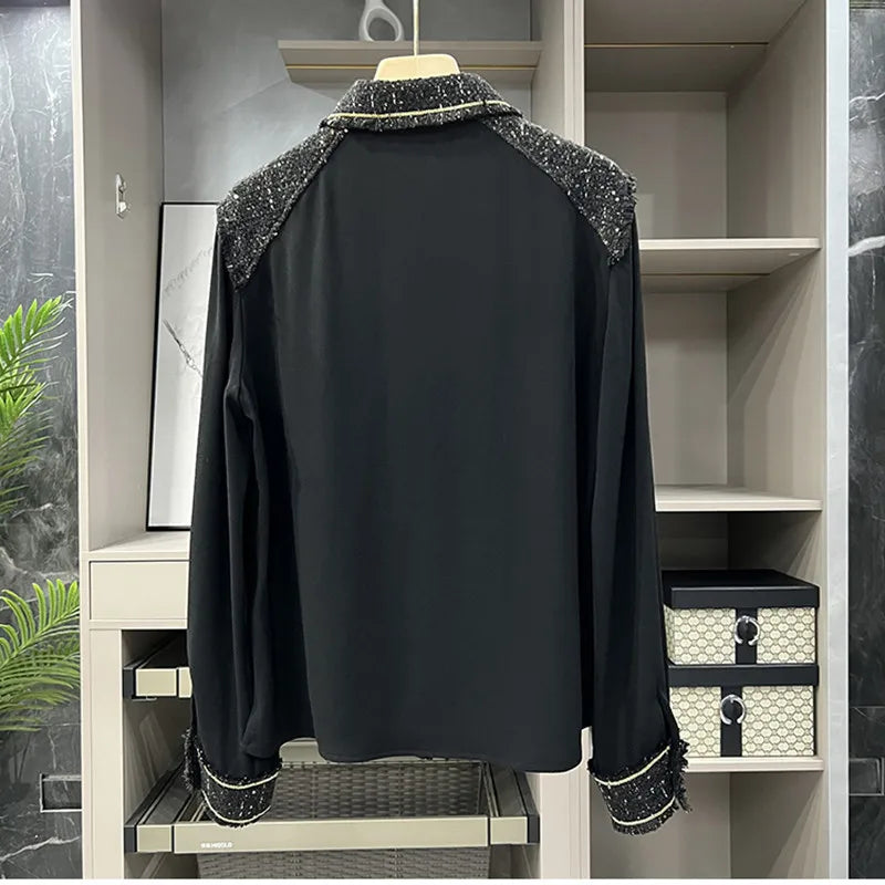 ChicStyle Moda Camicetta Donna con Maniche Lunghe