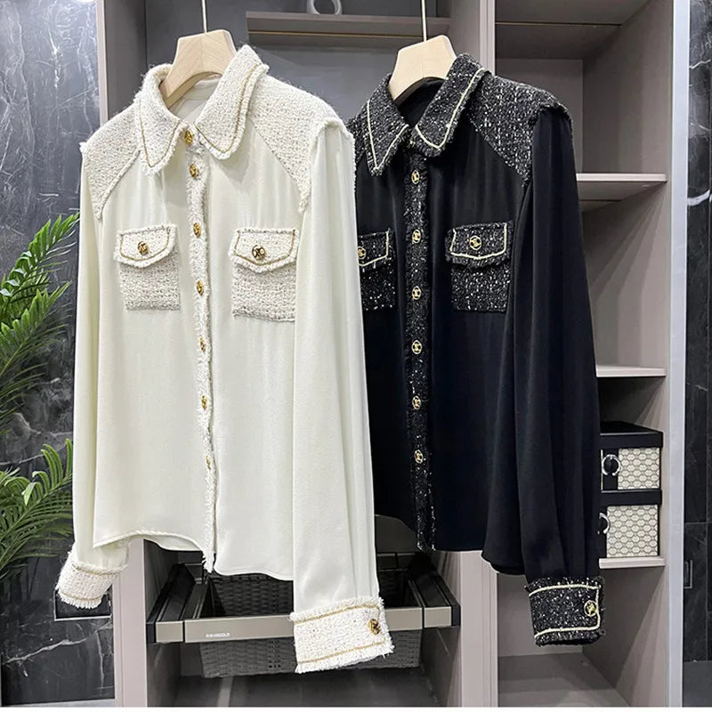 ChicStyle Moda Camicetta Donna con Maniche Lunghe