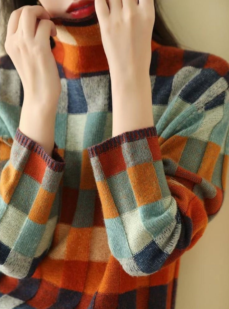 Velanora| Colorful, soft and warm sweater