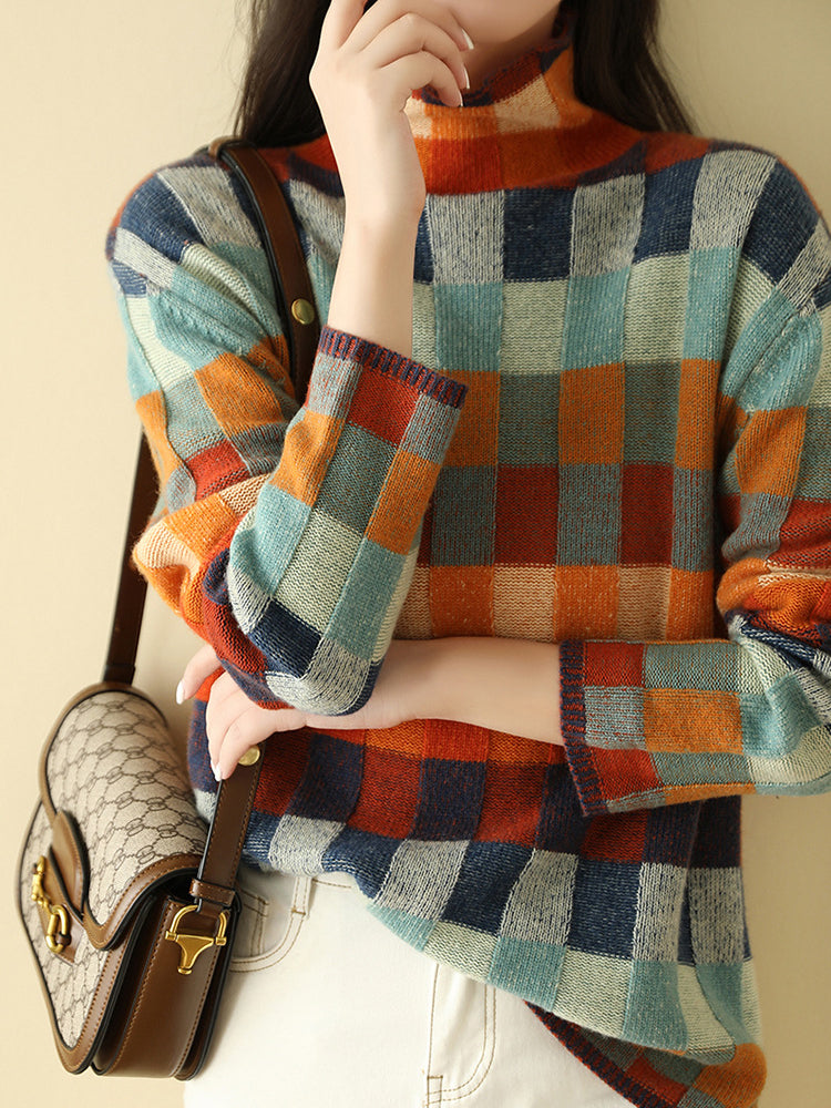 Velanora| Colorful, soft and warm sweater