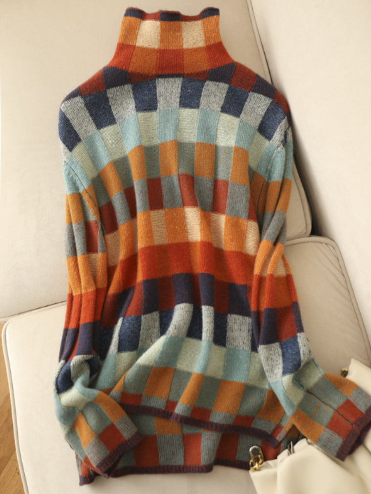Velanora| Colorful, soft and warm sweater