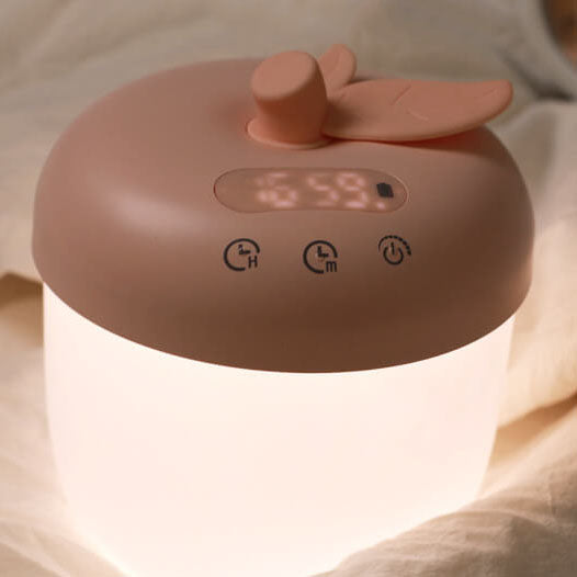 Sveglia Digitale Moderna con Luce Notturna a Forma di Mela