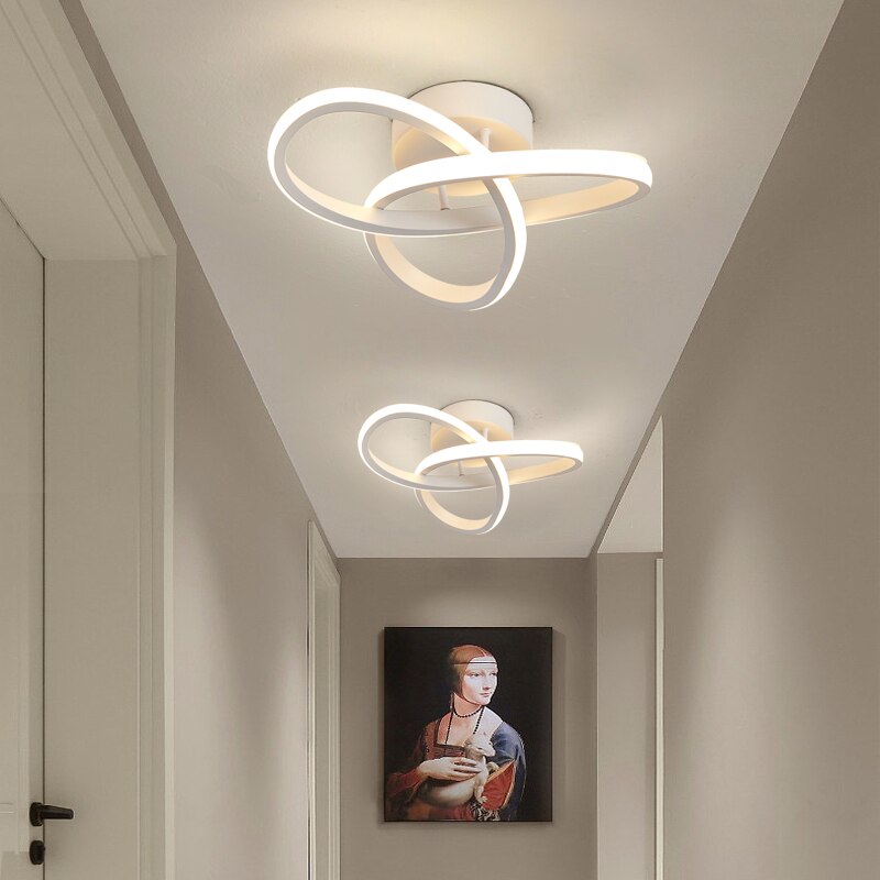 Moderne LED Plafondlamp met Gedraaide Vorm