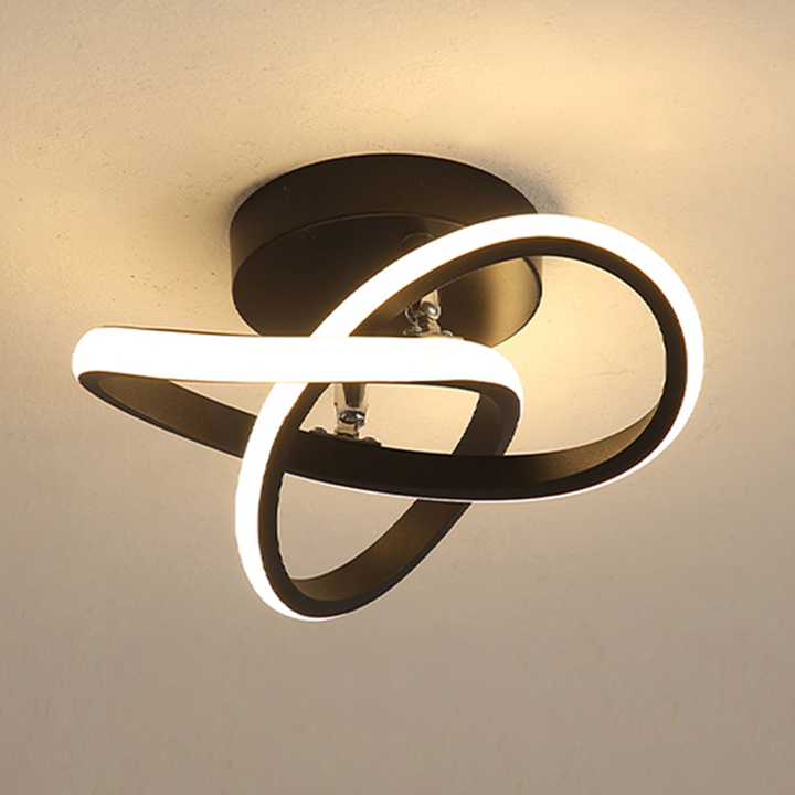 Moderne LED Plafondlamp met Gedraaide Vorm