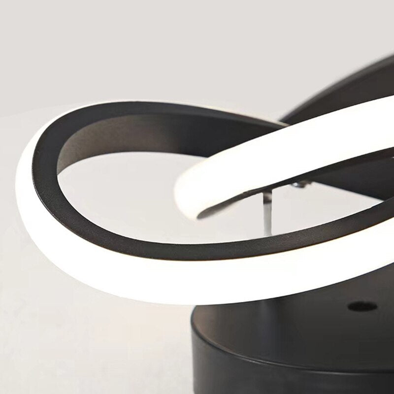 Moderne LED Plafondlamp met Gedraaide Vorm
