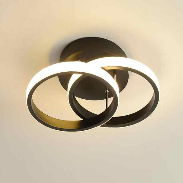 Moderne LED Plafondlamp met Gedraaide Vorm