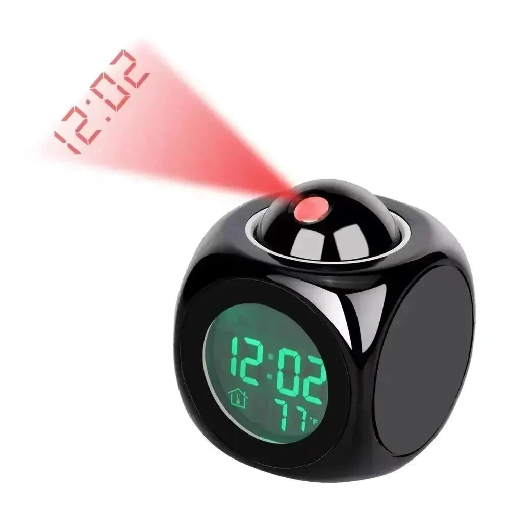 Moderne LED Projectieklok
