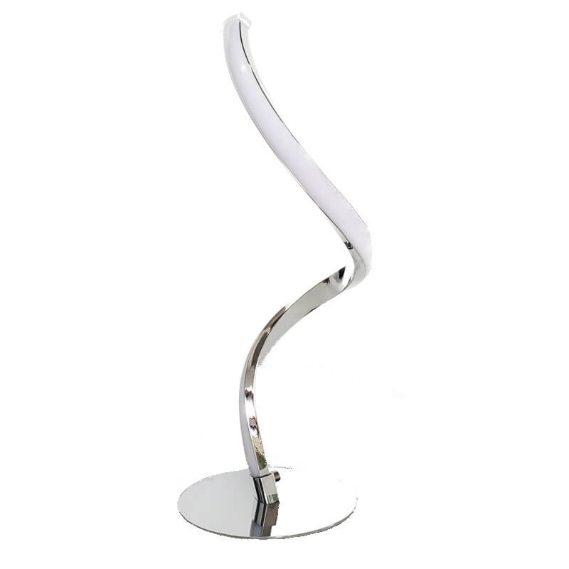 Moderne LED Spiraltischlamp