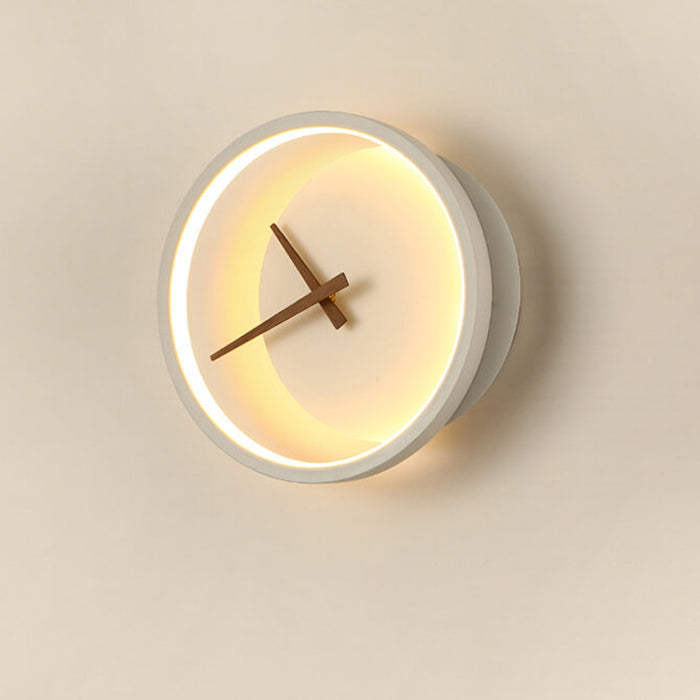 Orologio da parete LED moderno con design della luna