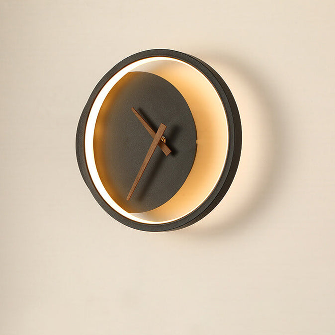 Orologio da parete LED moderno con design della luna
