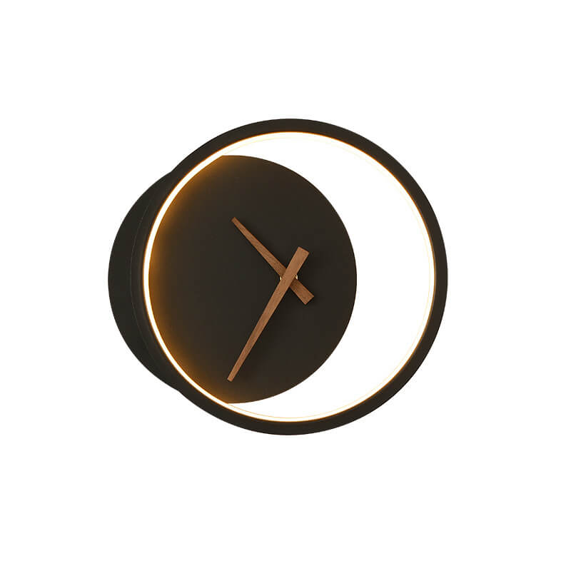 Orologio da parete LED moderno con design della luna