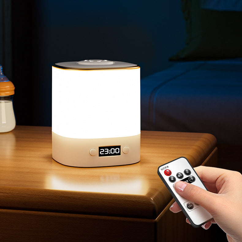 Modern LED Alarm Clock with Built-in Table Lamp