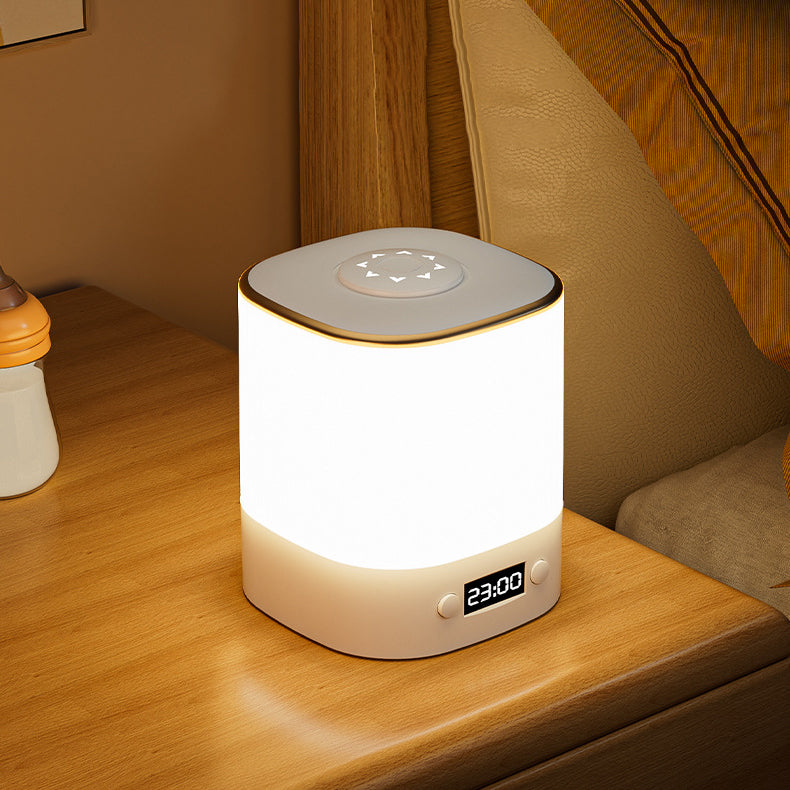 Modern LED Alarm Clock with Built-in Table Lamp